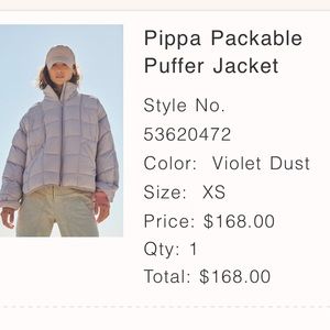 Free People Pippa Packable Puffer Jacket